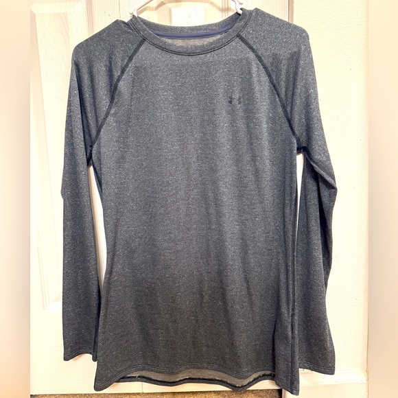 Under Armour Black and Gray Long Sleeve Shirt - Picture 1 of 3